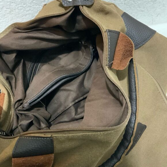 Grace Callie Designs brown canvas tote purse bag large - Picture 10 of 10